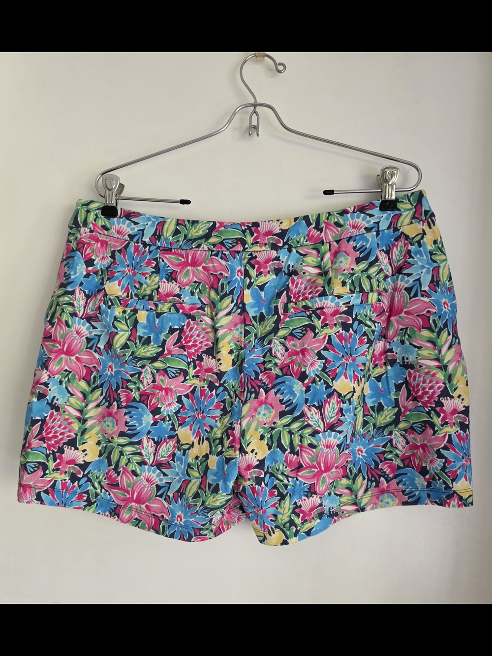 Tropical Floral Shorts in Pink, Blue & Green L or M Available - Picture 2 of 8